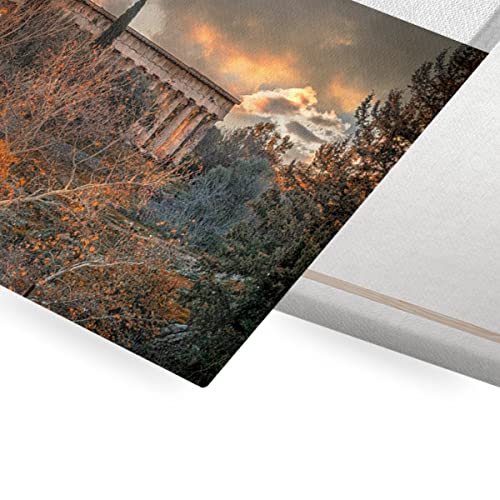 Poster Parthenon Grece - Tableau decoration murale automne 71x40 - 2