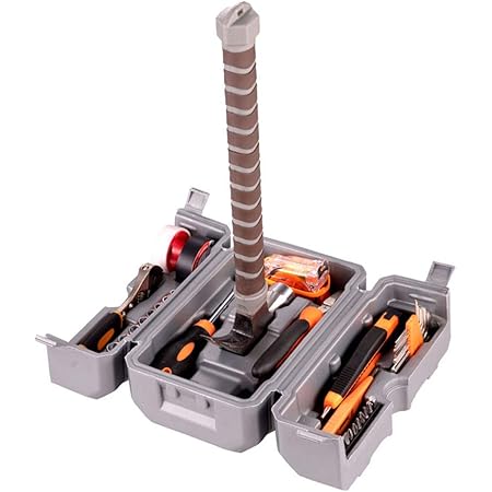 LIUDOU Toolbox Multifunktionale Wartung Portable Home Thors Hammer Aufbewahrungsbox Hardware Set Box Elektriker Folding Apartment Mit Stabilem Werkzeugkasten Aufbewahrungskoffer