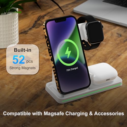 Coque de luxe iPhone 15 Plus imprimé guépard en plastique rigide premium - 4