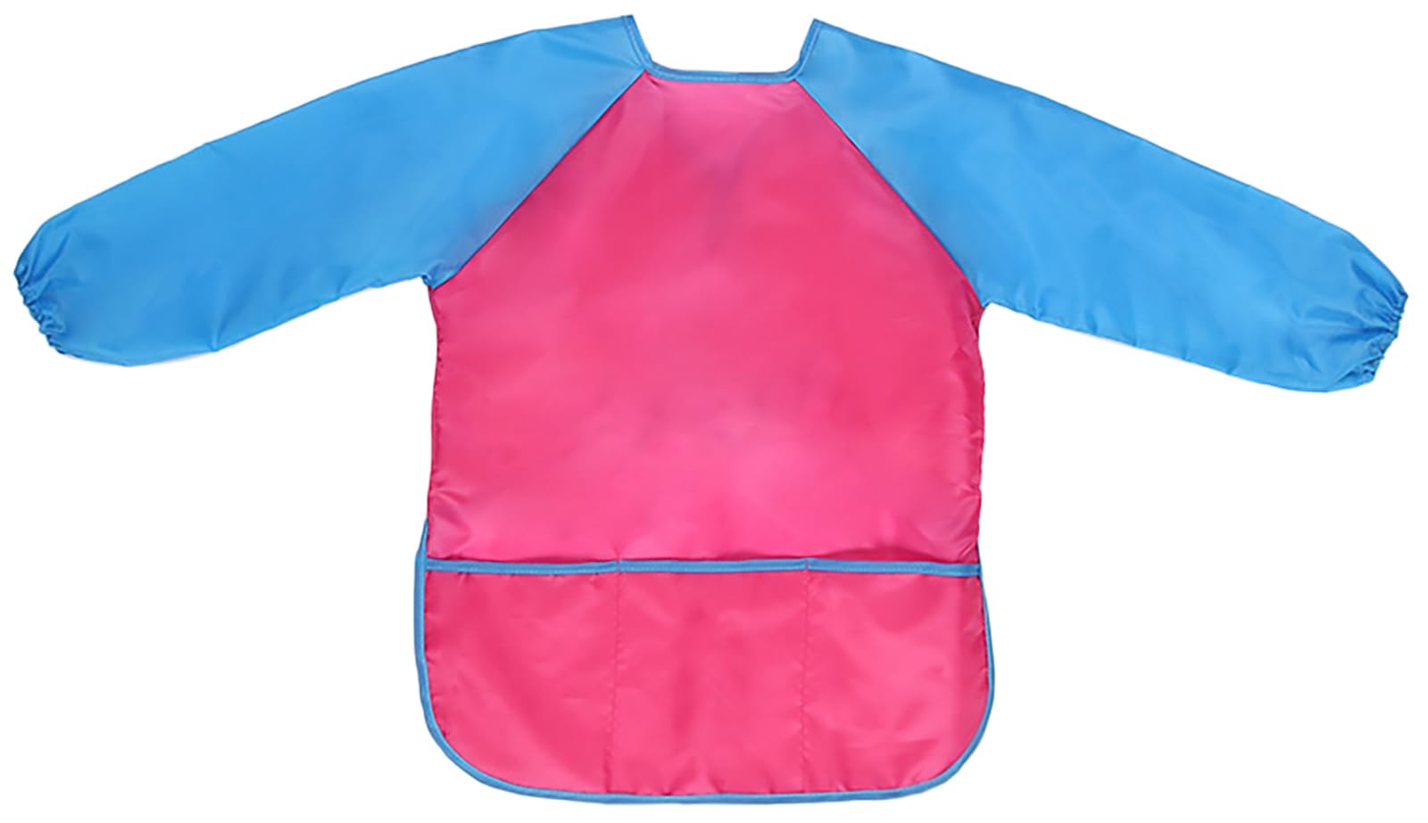 Liutufy Kids Painting Apron with Long Sleeves and Pockets, Art Smock for Children Arts and Crafts (Rose Apron-M) โ image 1