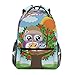 Produktbild Emoya Schulrucksack Eule Sommer Baum Sonne Student Schulranzen Rucksack für Mädchen süße Schultasche