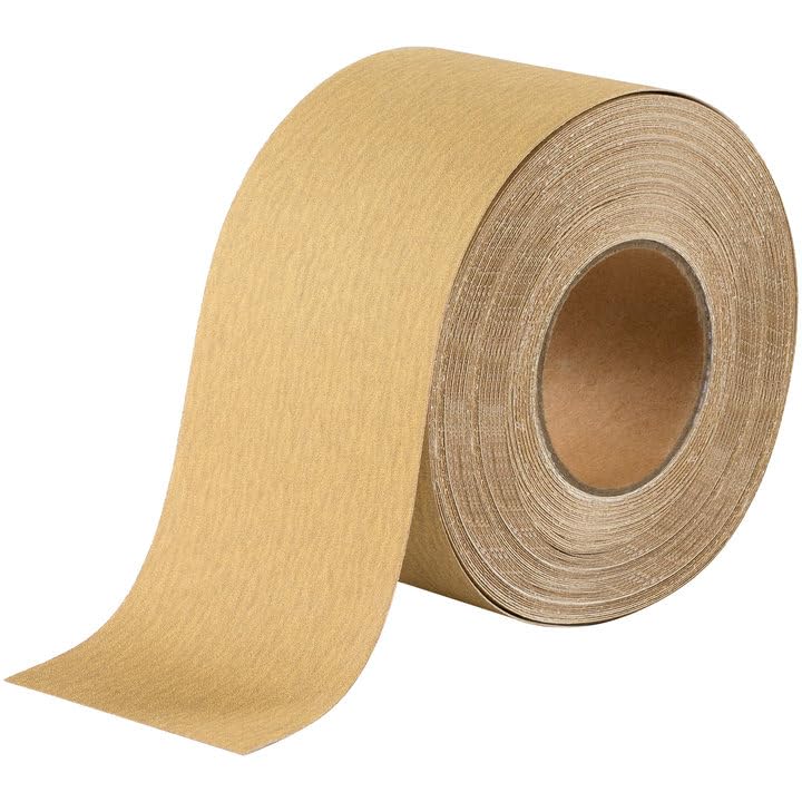 Longboard - Papel de lija de grano 220, 2-34 pulgadas x 20 yardas, autoadhesivo, papel de lija PSA, rollo de papel de lija de óxido de aluminio,
