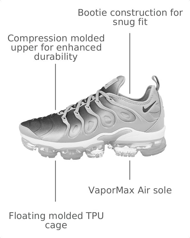 Image of Grey Nike Air VaporMax Plus