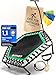 Fitness Trampolin Indoor Erwachsene | Jumping Trampolin Fitness | Ø120cm Minitrampolin für Erwachsene | Rebounder Trampoline - mit Haltegriff & 5 Widerstandsbändern