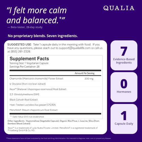 QUALIA LIFE SCIENCES Supplements