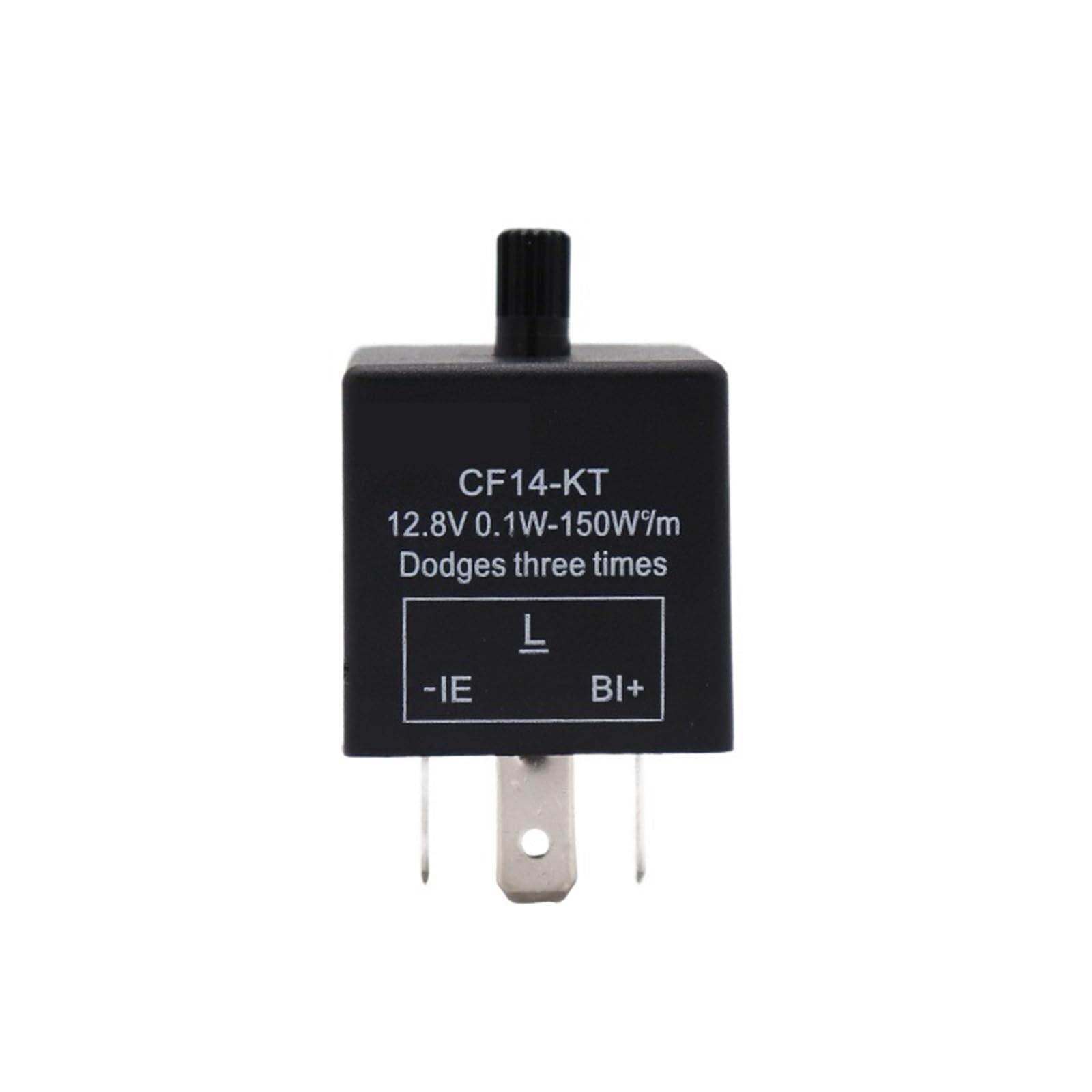 1 relé intermitente de 3 pines CF13 CF14 for coche for reparar luces LED, intermitentes, luces intermitentes, 12 V, 10 A, piezas de reparación de automóviles(CF14KT)