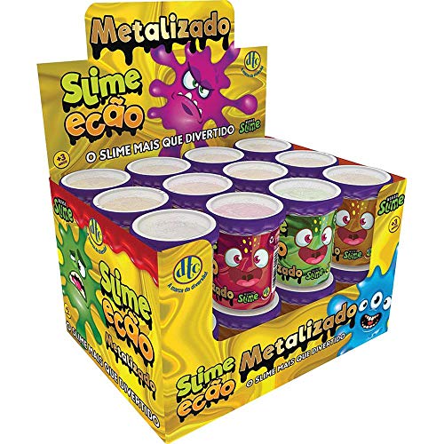 Geleca Slime Ecão Metalizado - Sortido - DTC