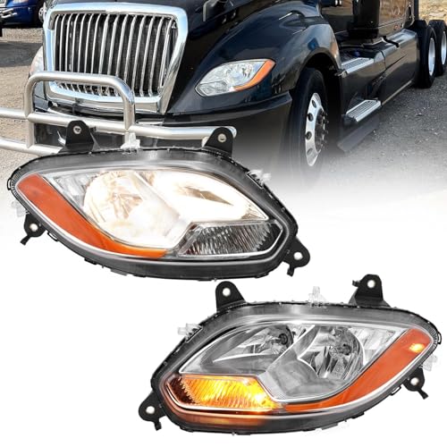 Halogen Headlight Assembly Pair for 2017-2021 International LT625 by aostirmotor - Used condition - US$408.99