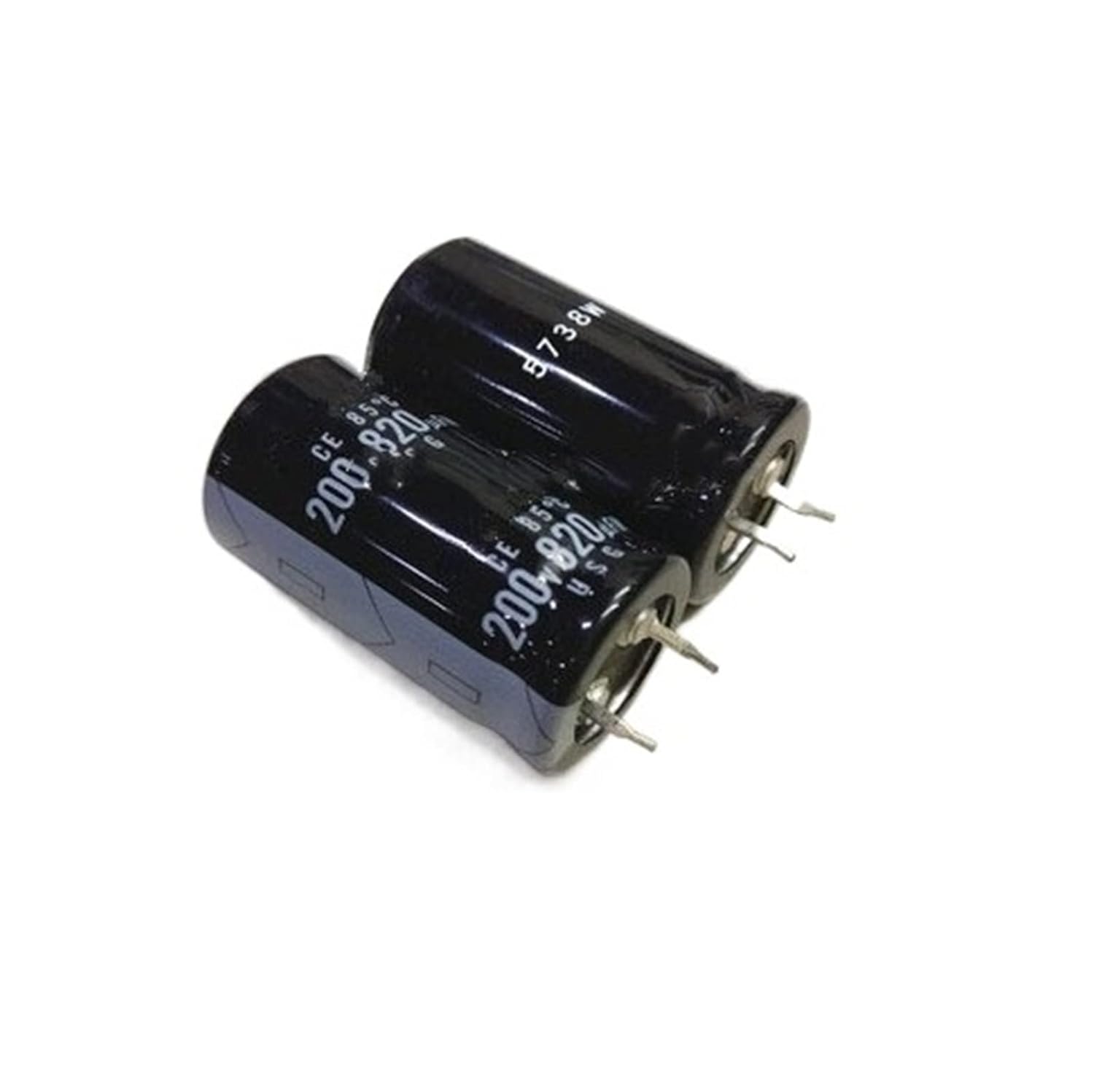 2pcs 200V820UF Electrolytic Capacitors 820uF 200V 25 * 35mm(2PCS)