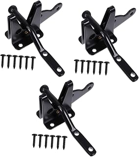 DOITOOL Outdoor Playpen 3pcs Gate Latch Gravity Locking Heavy Duty Gate Latch Gate Latch Pull Supply T Post Puller