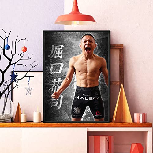 107 堀口恭司 RIZIN MMA 総合格闘技 インテリア デジタルアート グラフィックアート アートポスター A2サイズ