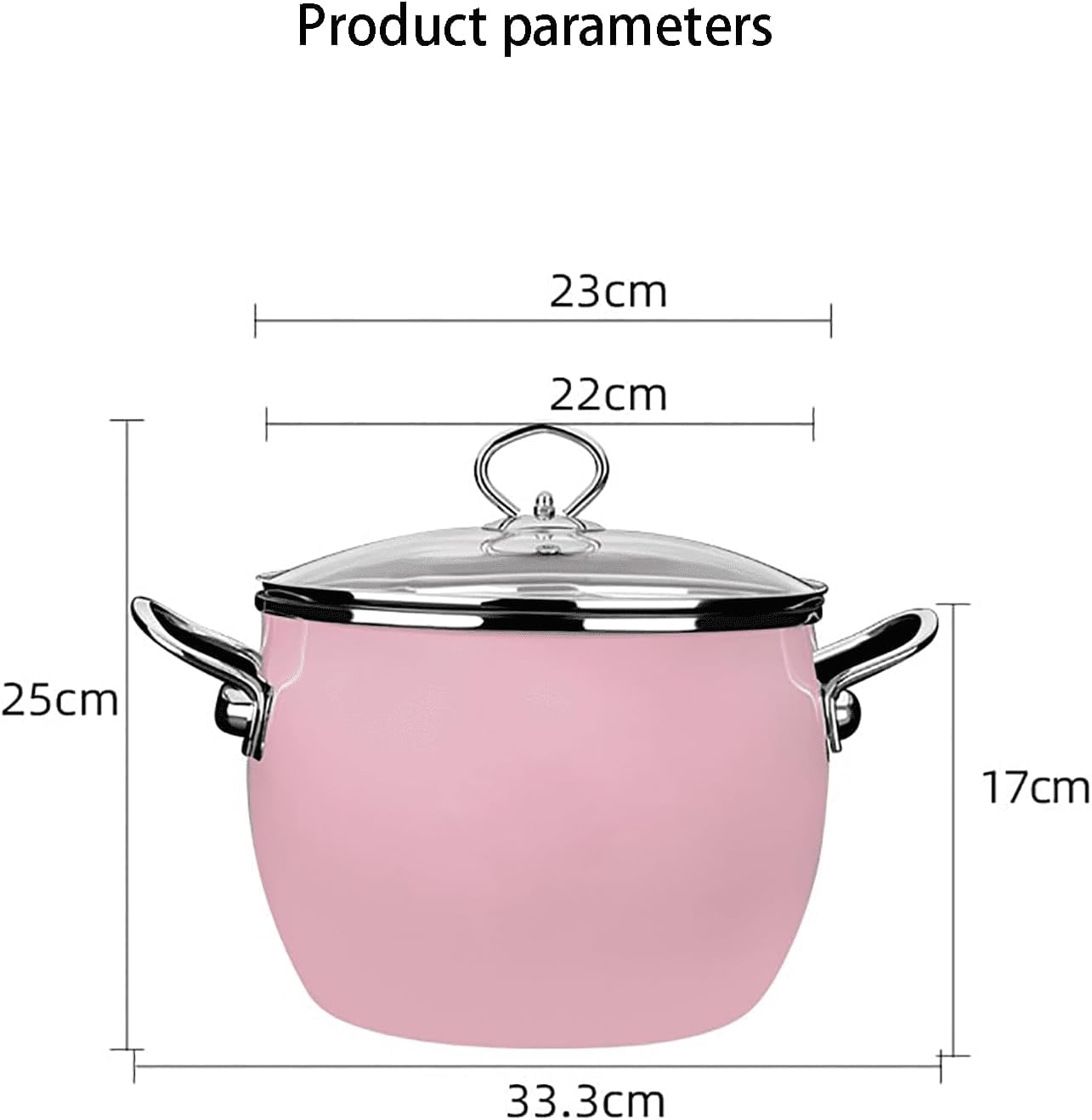 Pentola Antiaderente per Pasta con Coperchio, Pentola Smaltata per Brodo, Stufati E Conserve, Pentola Grande A Fondo Piatto per Piani Cottura A Induzione, Pentola Antiaderente per Green