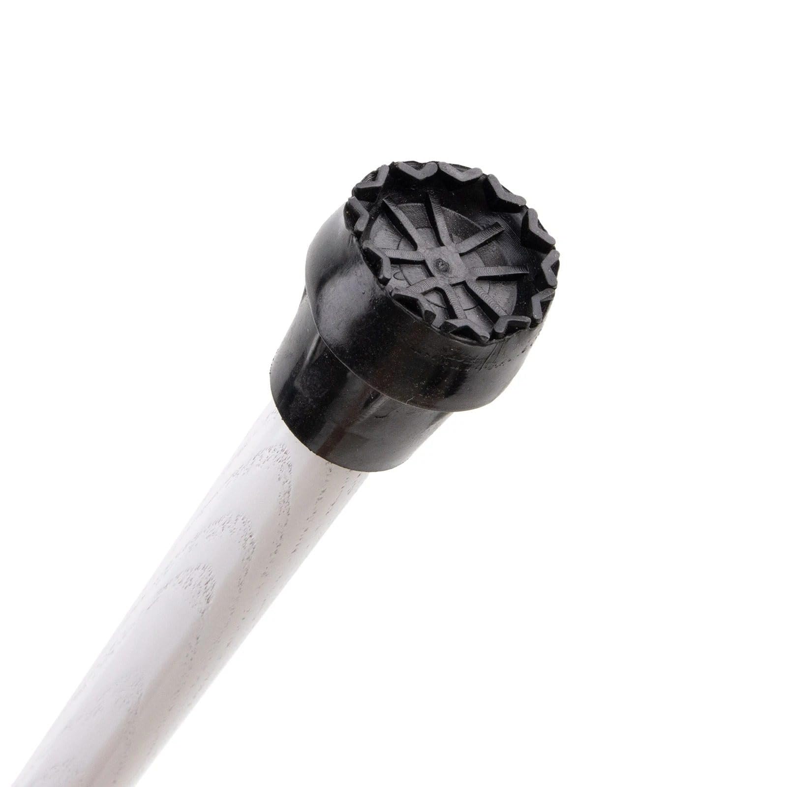 Bastón de Caminar Madera Blanca con Mango Ergonómico – Ligero y Resistente para Hombres Mujeres Ancianos, Uso Diario, Regalo & Colección