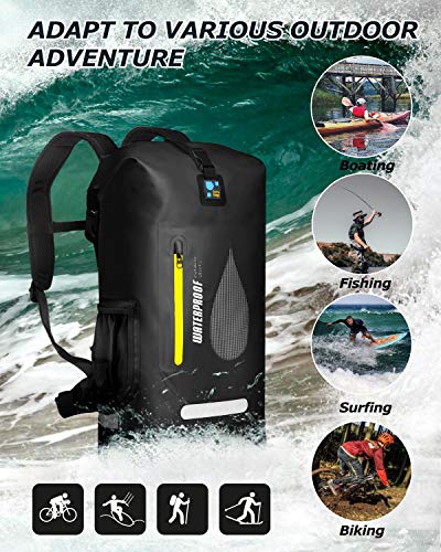 image for IDRYBAG PVC Waterproof Dry Bag Outdoor 30L, Marine Dry Bag Water Sport