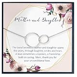 Mother Daughter Necklace Mom Necklace from Daughter Mom Gifts for Mom Birthday Gifts for Mother Gift from Daughter Gifts from Mom Mother Jewelry