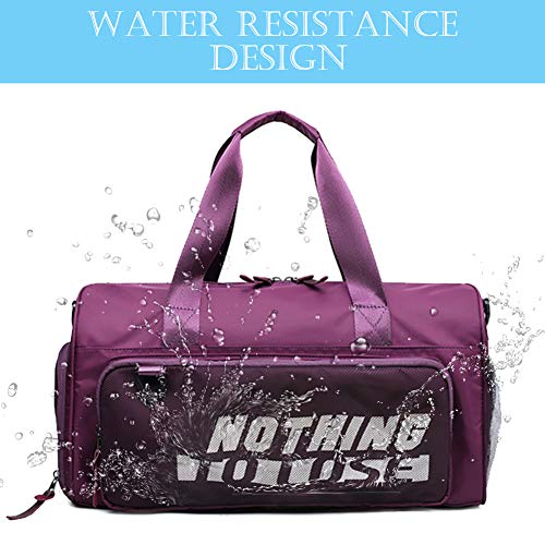 Sporttas voor dames en heren, reistas met schoenenvak, natvak, schoudertas voor sportschool, reizen, waterdichte… - Image 5