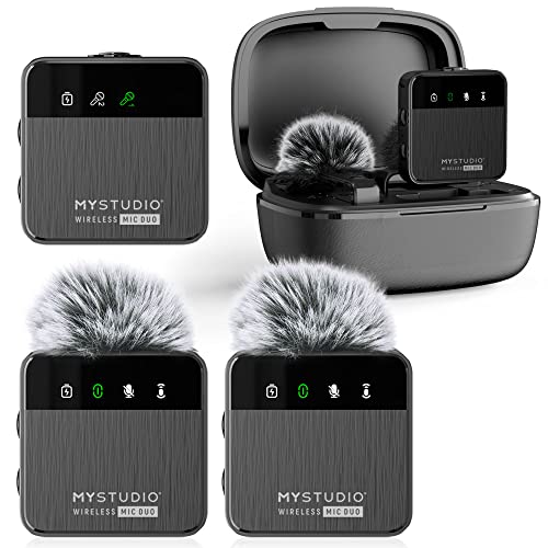 Easypix MyStudio Wireless Mic Duo avec réduction de bruit et double canal