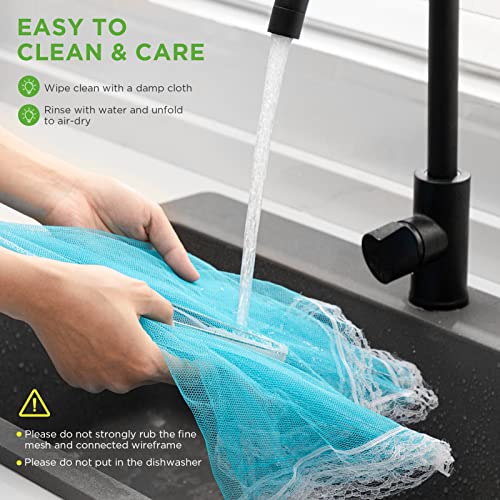 Hblife 6 Pack Colored Large Pop-Up Mesh Food Cover Tent,17 Inches Food Protector Covers Reusable And Collapsible Outdoor Picnic Food Covers Tent For Parties Picnics, Bbqs #TOP3