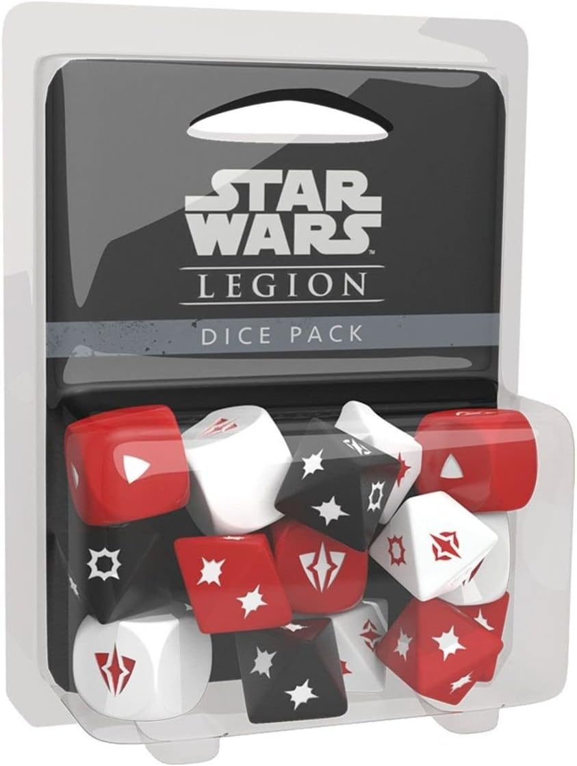 Star Wars: Legion DICE PACK - Enhance Your Gaming Experience with Extra Dice! Tabletop Miniatures Game, Strategy Game for Kids & Adults, Ages 14+, 2 Players, 3 Hour Playtime, Made by Atomic Mass Games
