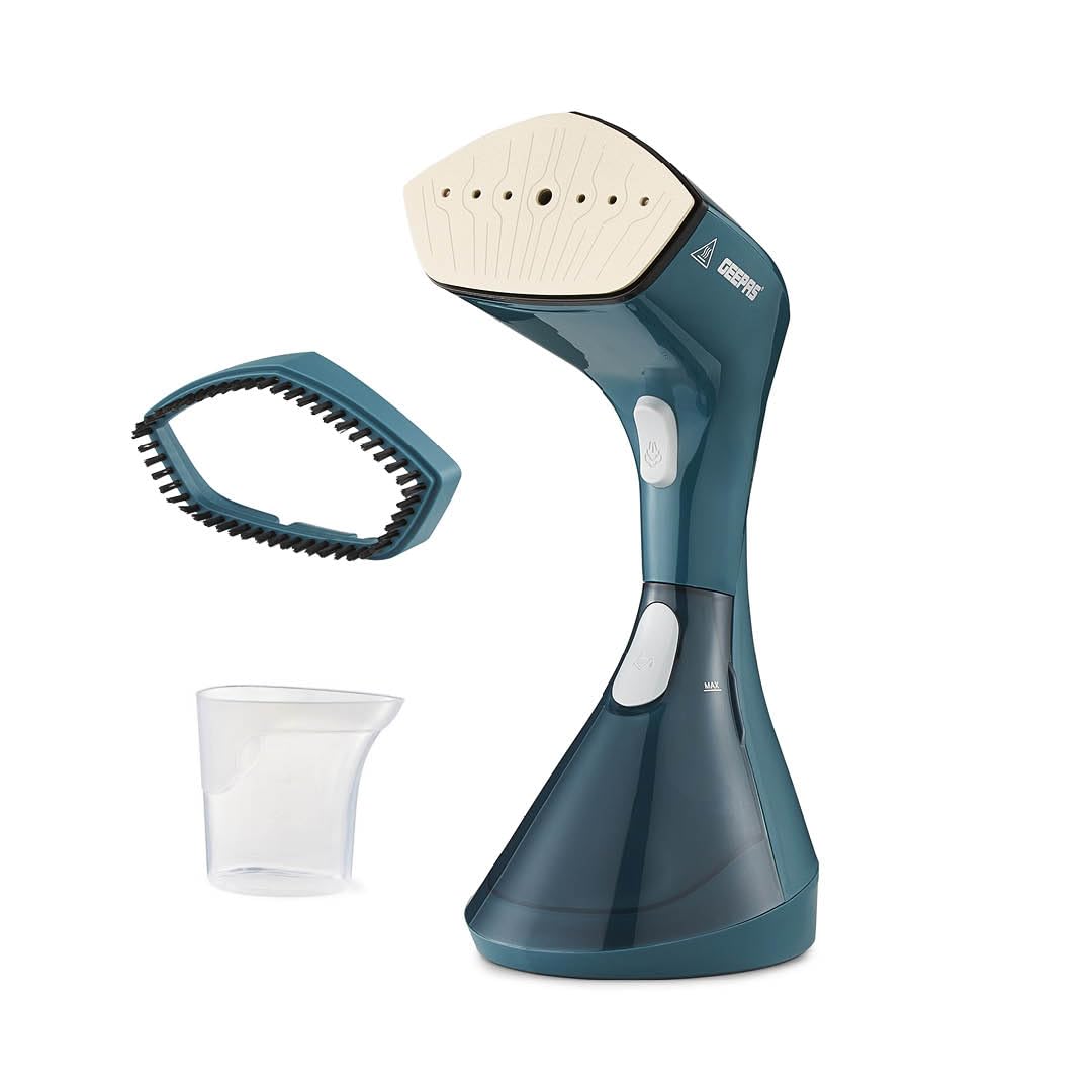 Geepas 1960W Handheld Garment Steamer 250ml Blue