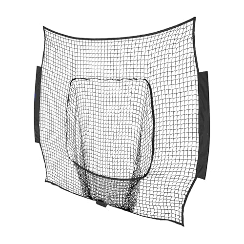 Aosekaa Baseball Replacement Net 7x7ft Baseball Netting Practice for Throwing Outdoor Activities Park, Black