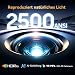 Beamer 4k【Kompatibel mit Netflix/2500 ANSI】 Smart Beamer mit Autofokus/6D Trapezkorrektur,1080P Full HD WiFi6 & Bluetooth Heimkino/Outdoor Mini Projektor 4K Tragbar für Handy/HDMI/PC
