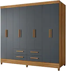 Guarda Roupas Casal 8 Portas 4 Gavetas Montana
