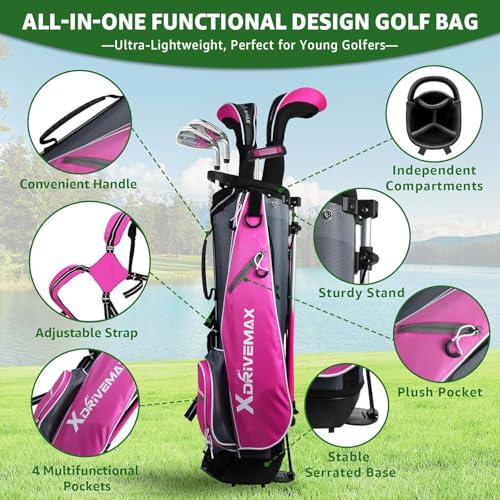 6-Piece Kids Golf Club Set