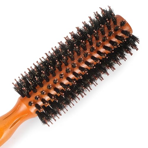 Image of Beaute Secrets Professional Round Brush for Blow Drying Ceramic Ion Thermal Barrel Brush for Precise Styling and Maximum Volume - Lightweight Round Hair Brush for Manageable Hair
