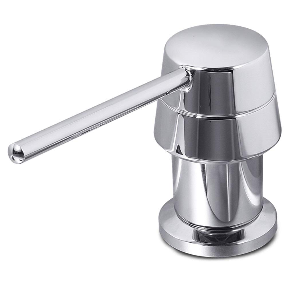 NYKK Dosificador de jabón Dispensador de jabón for Fregadero de Cocina Depósito de detergente de Gran Capacidad Dispensador de jabón de Cobre dispensador de jabón