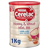 Sabor asiático CERELAC - miel y trigo con leche, paquete de 12 (12 X 1 KG)