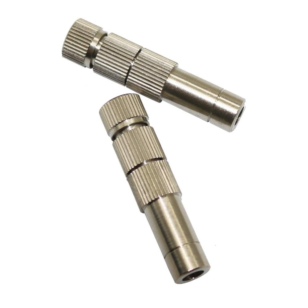Adaptador de Conector de Manguera, 50 Piezas, 8 Mm, Antigoteo con Filtro, Bloqueo Deslizante, Conexión Rápida,Re de Baja Presión, 0,2-0,6 Mm, Boquillas Antiniebla, Aspersores de Riego Gareden/0,3 Mm