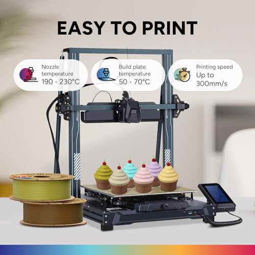 Image of OVERTURE Matte PLA 3D Printer Filament 1.75mm, Matt Surface & Low Warping Filament 1kg Spool (2.2 lbs), Accuracy + /- 0.02 mm, Fit Most FDM Printers (Matte Bamboo Green)