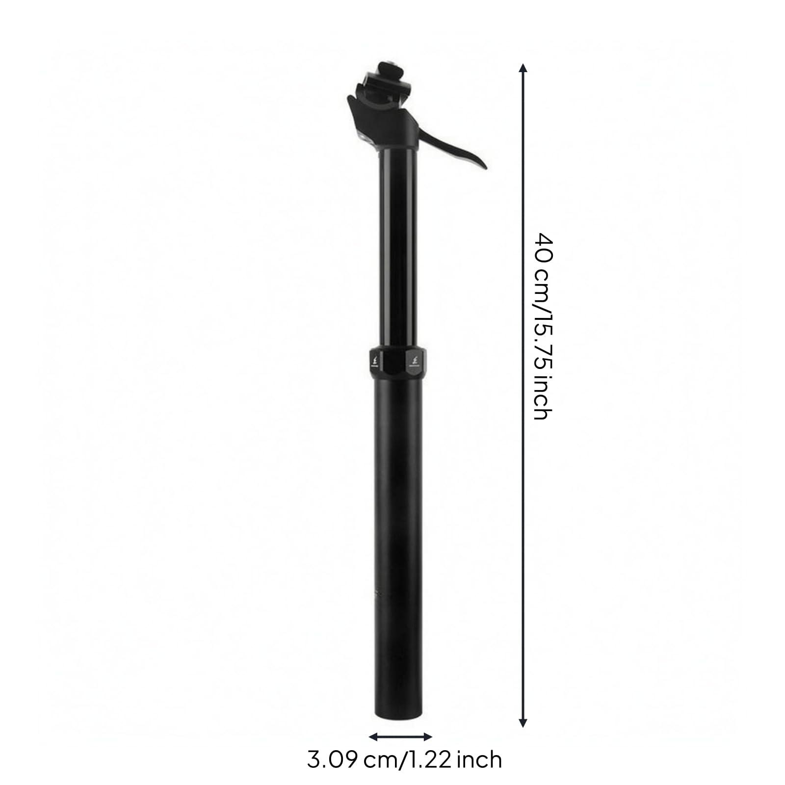 Reggisella Telescopico Bici Reggisella Dropper Manuale Sella Tubo Sella Leva Laterale Facile da Usare Struttura , 30.9mm 125mm Di Escursione , S01