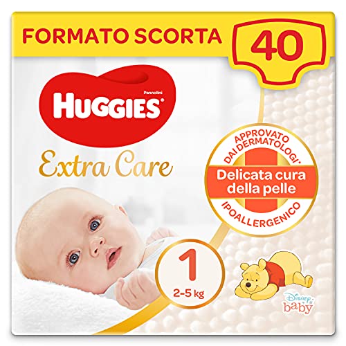 Huggies Bebé Pañales Talla Pack de 40 Pañales