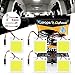 DEFVNSY - Lot de 6 blanc 300Lums extrêmement lumineux COB 48-SMD 12V DC LED lumière Pour intérieur de voiture, plaque de lecture, toit, plafonnier intérieur filaire avec T10, BA9S, adaptateur feston