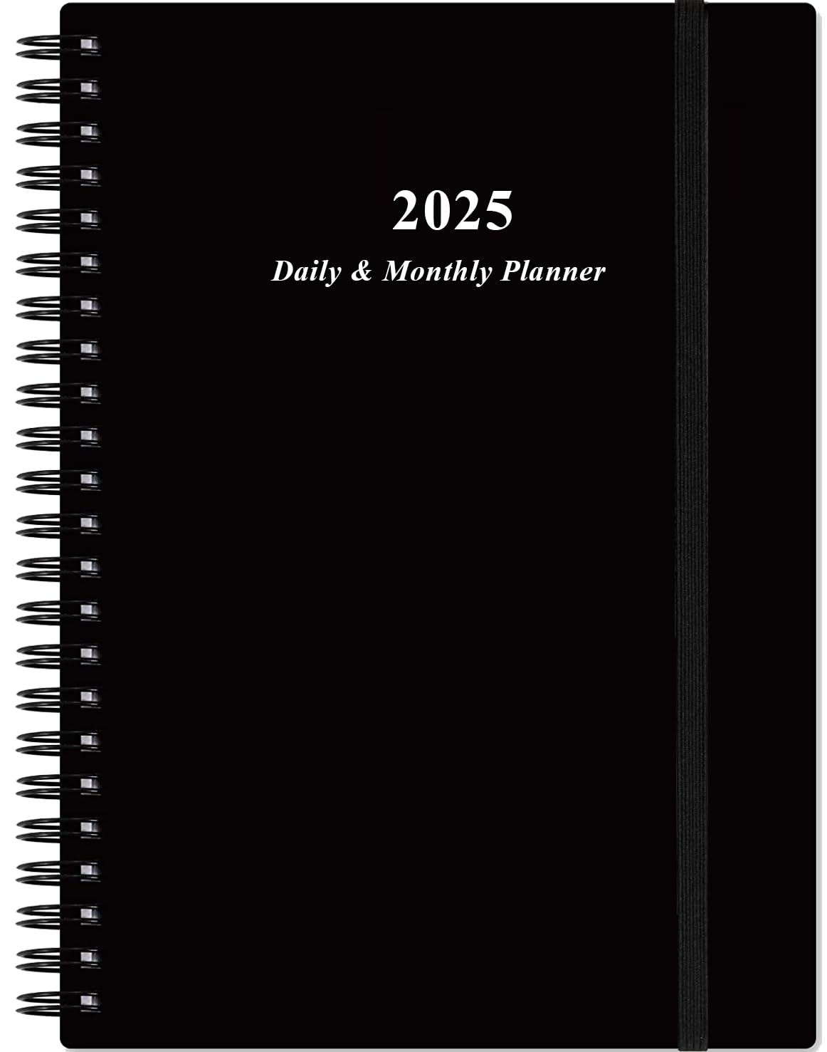 2024-2025 Daily & Monthly Planner, One Page Per Day, July 2024 to June 2025, Planner 2024-2025 with Flexible Cover, Tabs