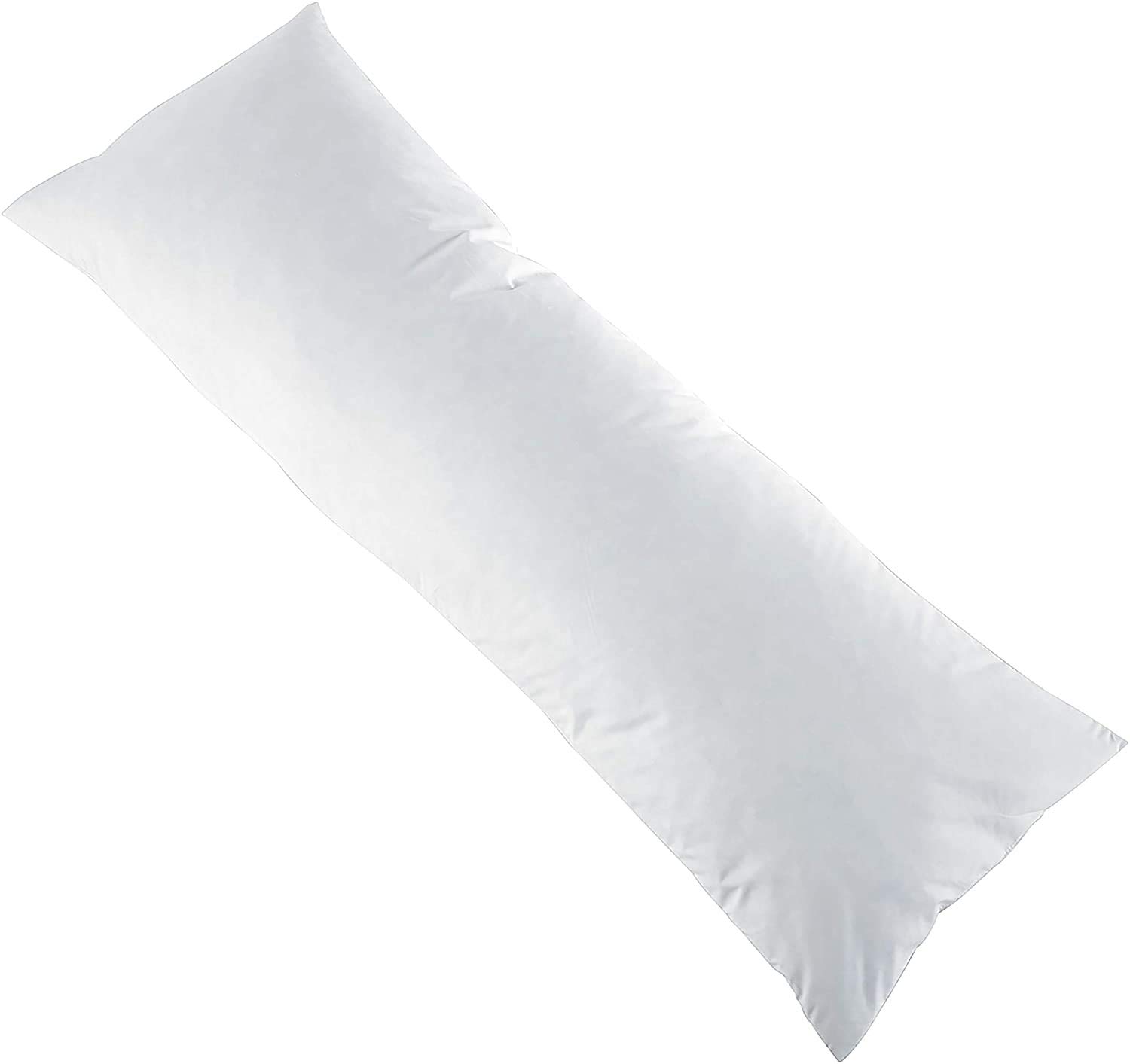 Duck Feather And Down Extra Filled Bolster Pillows Maternity & Pregnancy Support 100% Cotton Cover in (Super King 6ft)