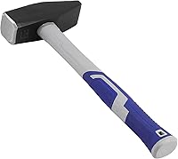 Vista 8 de HOIGON Paquete de 2 martillos de herrero de 4.5 libras, martillo cruzado con mango de fibra de vidrio para procesamiento de metales, carpintería