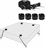 Schwarz Nicht lineare Yoga Sagen, Yoga Sagen Mit Beiden Gästen Und Knöchel, Anweg Für Stärke Hölzerne Von Herrn Und Beinen, Paar Gehen - H5