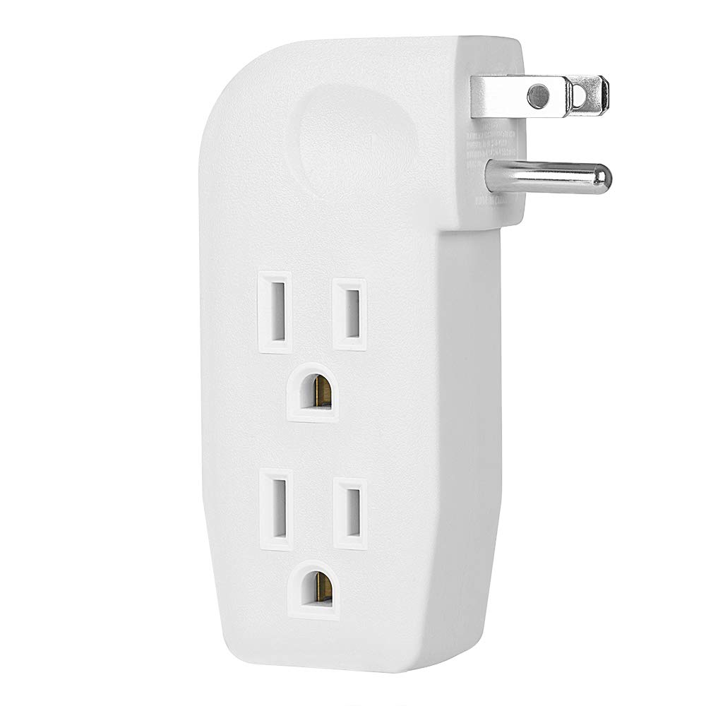 Buy 3 Way Vertical Outlet Wall Tap Outlet Splitter Extender with 3