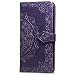 Produktbild 3C Collection iPhone Xr Klapphülle Mandala Violett, iPhone Xr Hülle Klappbar Muster, Handyhülle Magnetisch Klappbar für iPhone Xr Mädchen