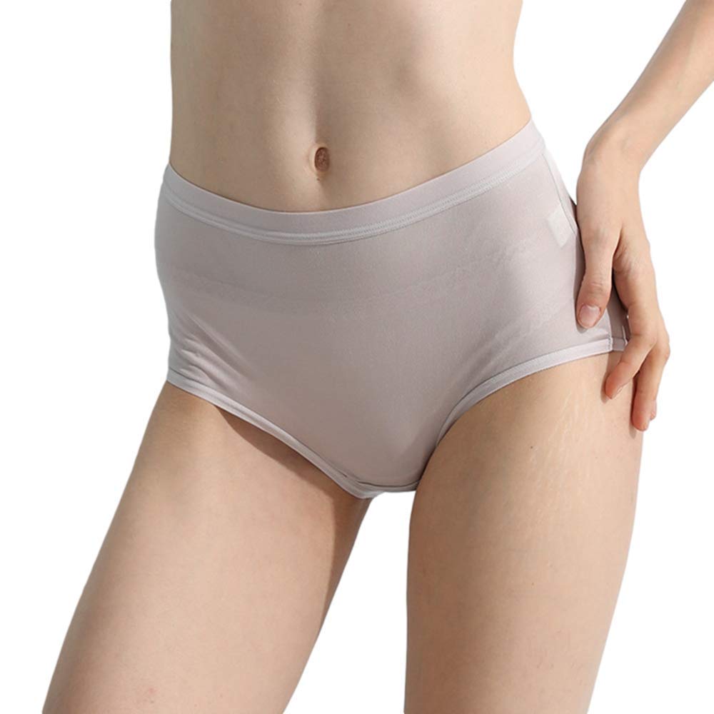Slip Donna Vita Alta Mutande in 100% Seta Ultralight Culotte Antibatterico Confortevole Traspirante