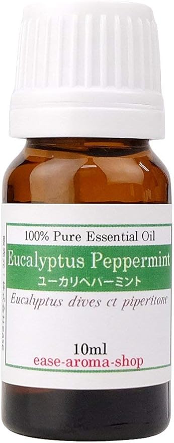 Amazon Co Jp Ease アロマオイル エッセンシャルオイル ユーカリペパーミント 10ml Aeaj認定精油 ドラッグストア