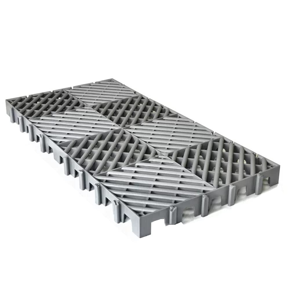 HHOZsafety Non Slip Waterproof Plastic Pallets Durable Storage Isolation Board for Automotive Beauty 6cm Height Easy to Clean Enhanced Stability for Professional Use