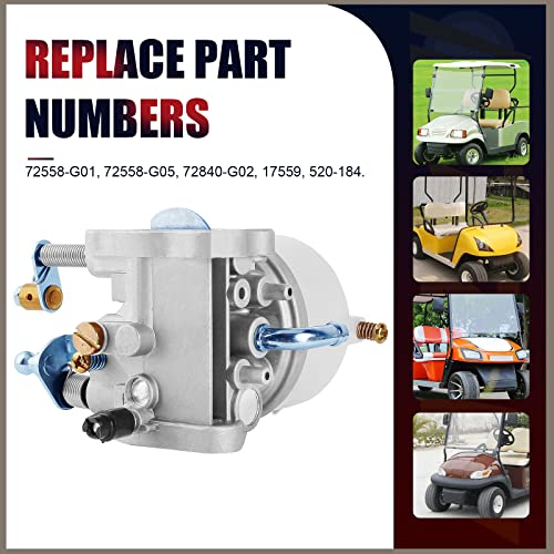 Qazaky Carburetor Compatible With Ezgo Golf Cart Gas Club Car 350Cc 4-Cycle Robin Engine Workhorse St350 Carb 17559 72558-G01 72558-G05 72840-G02 520-184 72558G01 72558G05 72840G02 Mpt Txt St-Sport #TOP6
