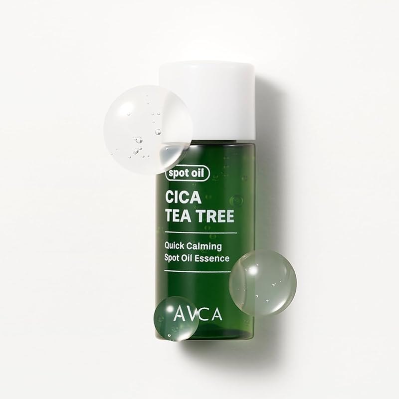 Óleo facial AVCA com Centella e óleo de folha de tea tree, 8 g