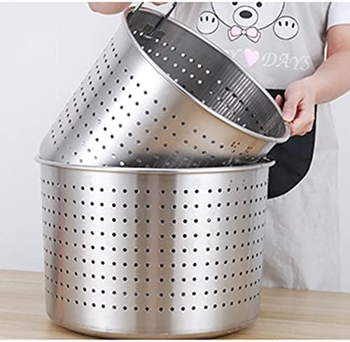 Seafood Boil Strainer Basket - 40CM Steamer for Crawfish, Crab, Pasta, Frying & Salads - Dishwasher Safe Cookware for Easy Cleanup and Versatile Cooking