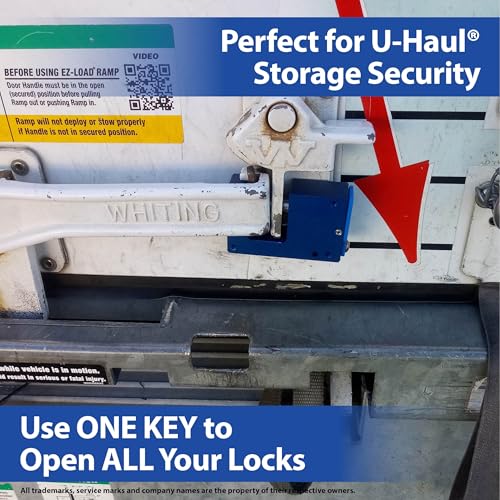 Image of PACLOCK's 17-1100-Series Block-Lock, Standard Rekeyable (SR), Keyed Alike U-Pick!, Black