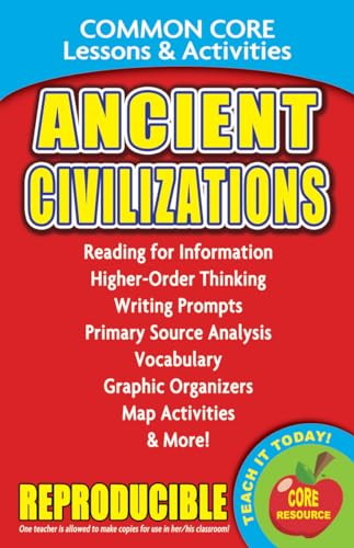 Ancient Civilizations - Common Core Lessons & Activities